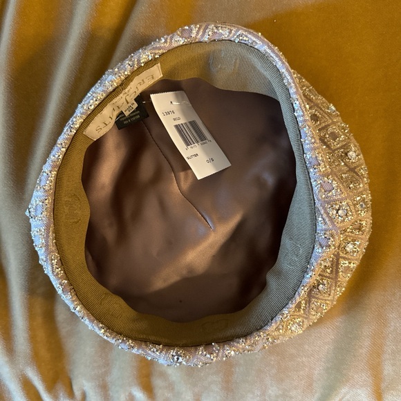 Erik Javitz New with tags Embellished gold Beret - Picture 3 of 6